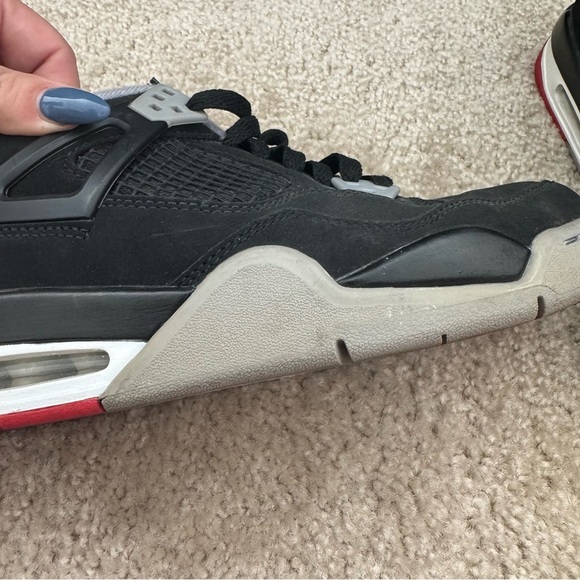 Nike Air Jordan 4 Retro OG “Bred 2019” Sneakers Size: 7 - Picture 12 of 12